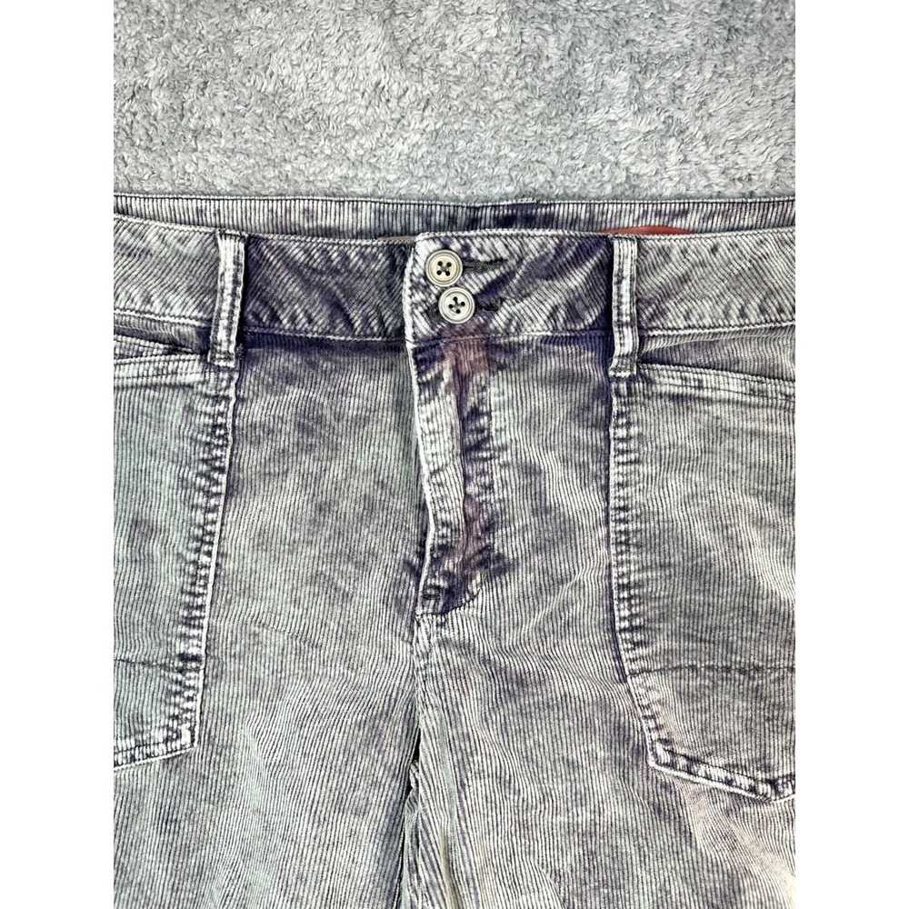 Anthropologie Pilcro The Wanderer Relaxed Leg Corduroy 32 gray purple - Picture 9 of 14